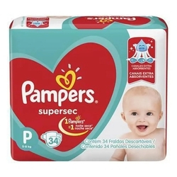 Fralda Pampers Supersec - P - 34 Unidades é boa?