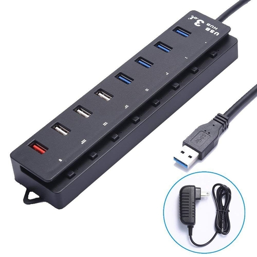 VNE Presente de natal Brinquedo 4 portas USB HUB 3,0 Portos + 4 carregamento USB divisor Hub Multifuncional Carregador Concentrador de extensão VNE Presente de natal Brinquedo 4 portas USB HUB 3,0 Portos + 4 carregamento USB divisor Hub Multifuncional Carregador Concentrador de extensão