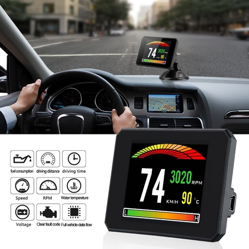 Niceday TFT OBD Head Up Display Digital Car velocidade Projetor Computador de bordo OBD2 Velocímetro Projector do pára-brisa Niceday TFT OBD Head Up Display Digital Car velocidade Projetor Computador de bordo OBD2 Velocímetro Projector do pára-brisa