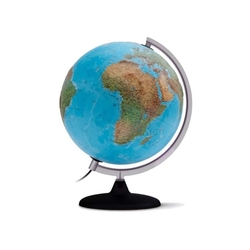 Globo Terrestre - 30 Cm - Alto Relevo Com Luz - 110v Menor preço em Globo Terrestre - 30 Cm - Alto Relevo Com Luz - 110v