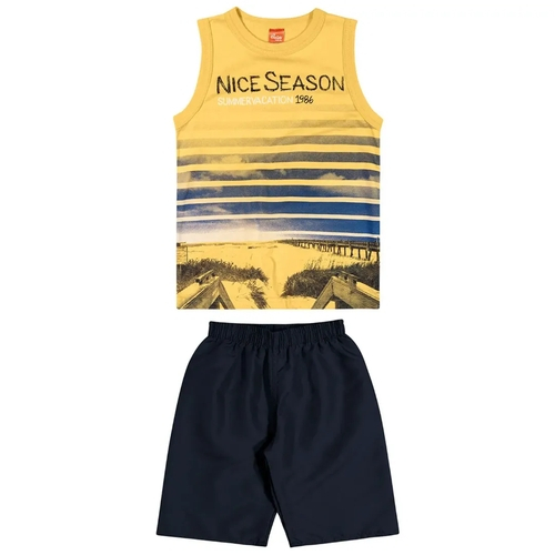 conjunto infantil masculino verão