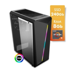 PC Gamer AMD Ryzen 3 3200G 8GB SSD 240GB CertoX Stream 6122 Menor preço em PC Gamer AMD Ryzen 3 3200G 8GB SSD 240GB CertoX Stream 6122