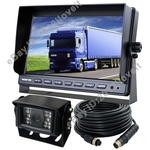 7″ VISTA TRASEIRA INVERS O backup do sistema CAMERA KIT para escavadoras TRATOR CARREGADOR RV