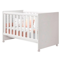 Berço Americano Katatau Flex Branco Brilho com Colchão Ortobom - Reller Menor preço em Berço Americano Katatau Flex Branco Brilho com Colchão Ortobom - Reller