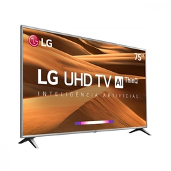 Smart TV LED 75 LG 4K 75UM7570 Ultra HD 4K IPS, HDR Ativo, DTS Virtual X, ThinQ AI Inteligência Artificial Menor preço em Smart TV LED 75 LG 4K 75UM7570 Ultra HD 4K IPS, HDR Ativo, DTS Virtual X, ThinQ AI Inteligência Artificial