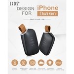 IKOS Dois Ativo SIM Cards Adapter para o iPhone Dual SIM Cards Adaptador Bluetooth para iPod e iPad IKOS Dois Ativo SIM Cards Adapter para o iPhone Dual SIM Cards Adaptador Bluetooth para iPod e iPad