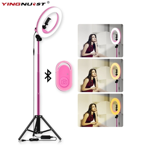 14 Inch Anel Luz de preenchimento Kit Regulável LED Light Ring for Camera Smartphone YouTube Tiro Auto-Retrato Lighting Studio 14 Inch Anel Luz de preenchimento Kit Regulável LED Light Ring for Camera Smartphone YouTube Tiro Auto-Retrato Lighting Studio