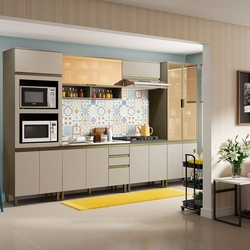 Cozinha 8 Peças Modulada Connect Henn Menor preço em Cozinha 8 Peças Modulada Connect Henn