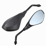 Universal Preto Motos espelho retrovisor lado do espelho da motocicleta Bar acabar Espelho Acessórios Moto personalizado Scooter espelhos retrovisores