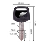 Marca New Motorcycle substituição Uncut Key Para chaves HONDA 50cc scooter Moto DIO Z4 125 SCR100 WH110