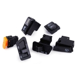 Novas 6pcs motocicleta Definir turno sinal Farol Ignition Iniciar dimmer switch Corno Botão apto para GY6 Scooter