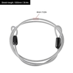 Steel Wire cabo 100 centímetros Corda Para Outdoor Sports Bike bloqueio de bicicleta Ciclismo Scooter Segurança bagagem Segurança Drop Shipping