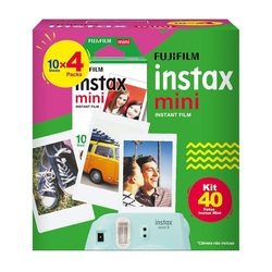 Filme instantâneo Fujifilm Instax Borda Branca com 40 poses Menor preço em Filme instantâneo Fujifilm Instax Borda Branca com 40 poses