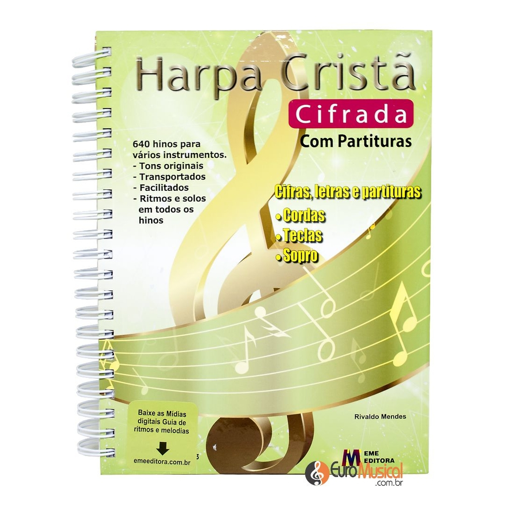 Harpa Cristã : 640 Hinos Cifrados