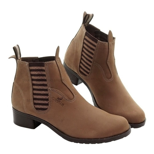 botina cano curto feminina