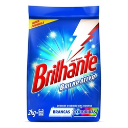 Sabão Em Pó Brilhante Brilho Ativo 2Kg é ruim? Sabão Em Pó Brilhante Brilho Ativo 2Kg é boa?