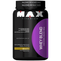 Whey Blend 900G - Baunilha - Max Titanium é ruim? Whey Blend 900G - Baunilha - Max Titanium é boa?
