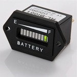 Indicador de bateria medidor de carga de descarga para carros de golfe de scooter veículo elétrico carro carro de brinquedo marine 12 / 24V RL-BI001