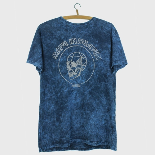 Camiseta John John Made In Heaven Azul Caveira | Camiseta Masculina John  John Nunca Usado 91477888 | enjoei