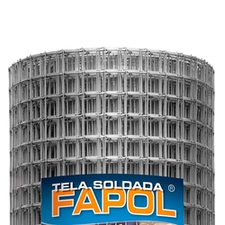 Tela Soldada Fapol 0,50m Altura x 25m Comprimento é boa?