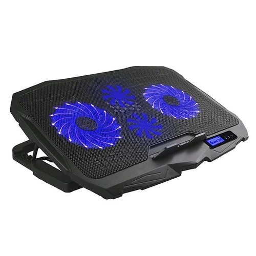 Cooler Para Notebook Warrior AC332 Ingvar Gamer 4 Ventoinhas LED Azul nas americanas