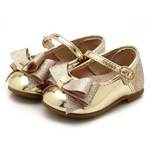 Sapatilha molekinha dourada infantil Clearance