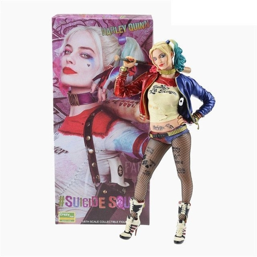 Harley Quinn Crazy Toys Arlequina Figures Roupas Reais 30cm em Promoção na  Americanas