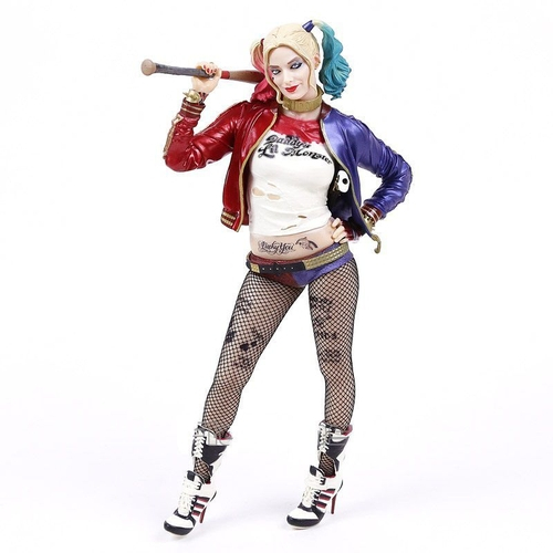 Harley Quinn Crazy Toys Arlequina Figures Roupas Reais 30cm em