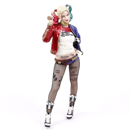 Harley Quinn Crazy Toys Arlequina Figures Roupas Reais 30cm em