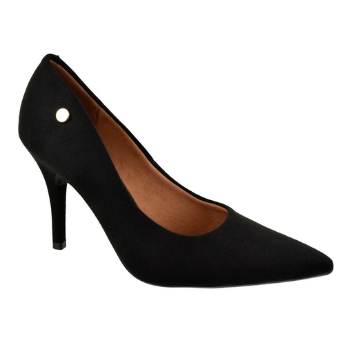 scarpin preto camurça