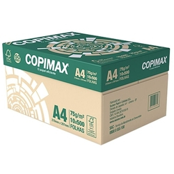 Papel Sulfite A4 75gr. 210 X 297mm Caixa C/10 PT 500fls - Copimax Menor preço em Papel Sulfite A4 75gr. 210 X 297mm Caixa C/10 PT 500fls - Copimax