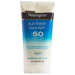 Protetor Solar Neutrogena Sun Fresh Aqua Light FPS50 120mL é boa?