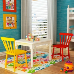 Conjunto Mesa com 2 Cadeiras Infantis - Madeira Maciça - Acabamento em Laca Fosco é boa?