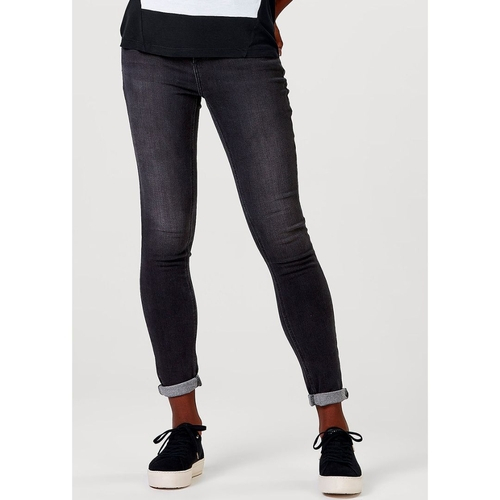 calça jeans preta feminina hering