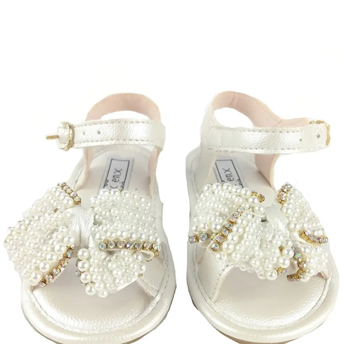 sandalia branca infantil feminina