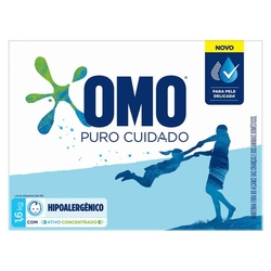 Sabão em Pó Omo Puro Cuidado 1,6kg Menor preço em Sabão em Pó Omo Puro Cuidado 1,6kg