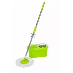 Baldes Mop Spin 360 Cesto Em Inox Esfregão Microfibra Menor preço em Baldes Mop Spin 360 Cesto Em Inox Esfregão Microfibra