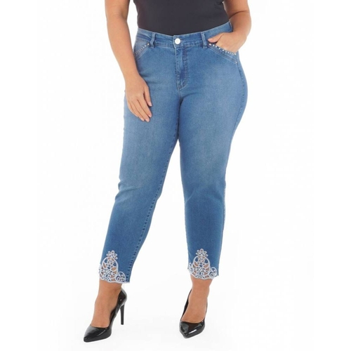 calca capri plus size feminina