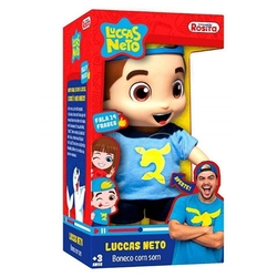 Luccas Neto Boneco Articulado com Som crianças fluentes brinquedo interativo é boa?