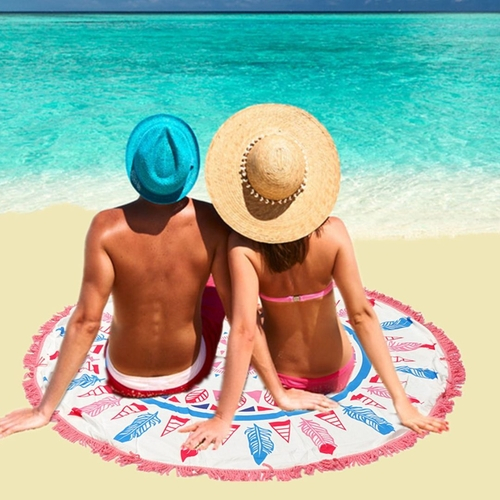 Qual o preço do(a)158cm Rodada Penas Praia Tapeçaria Toalha Xale Borlas Picnic Yoga Mat Blanket 158cm Rodada Penas Praia Tapeçaria Toalha Xale Borlas Picnic Yoga Mat Blanket