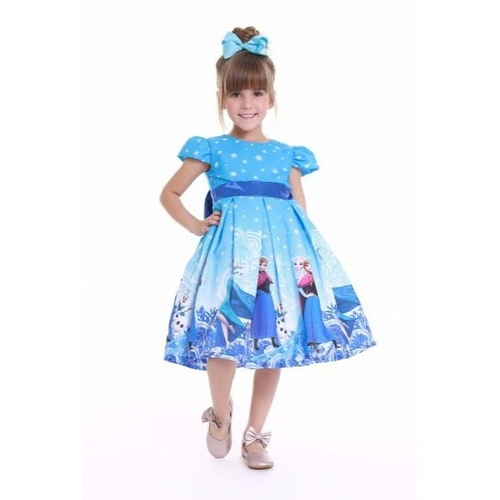 vestido do frozen