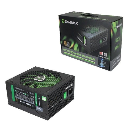 Fonte Gamemax Gm500 Preta 80 Plus Bronze 500w