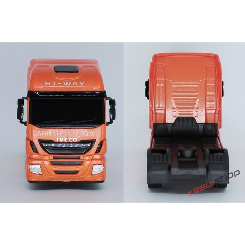 Caminhão Carreta De Brinquedo Iveco Hi-way Tora De Madeira - R$ 61,5