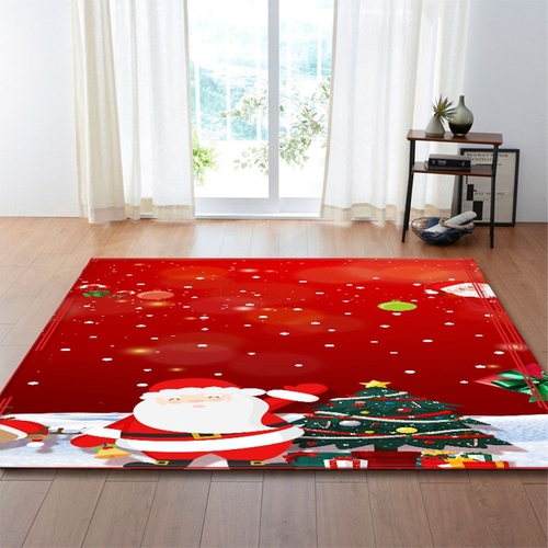 Christmas Living Room Carpet Bedroom Dining Floor Mat Carpet Bedroom Dining Room Floor Mat