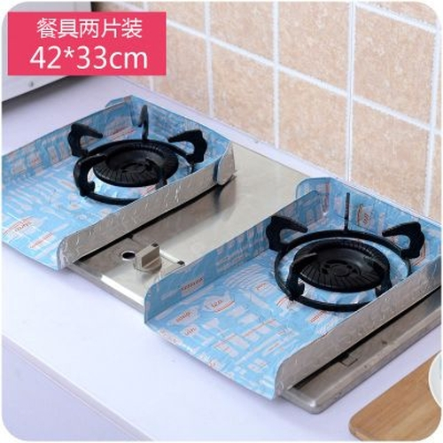 2pcs Alumínio Gas Stove Covers Protetores Anti Aderentes Folhas Anti óleo Papel Tin Pad Horta Em Casa Nas Americanas