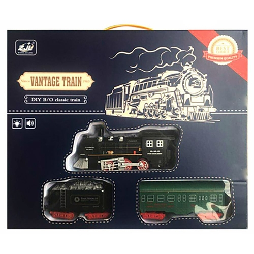 Trem eletrico infantil ferrorama locomotiva com som e luz trenzinho com  trilhos completo em Promoção na Americanas