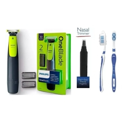 Barbeador Eletrico Philips One Blade Oneblade Qp2510 Seco Molhado E Aparador De Pelos Nariz Profissional Menor preço em Barbeador Eletrico Philips One Blade Oneblade Qp2510 Seco Molhado E Aparador De Pelos Nariz Profissional
