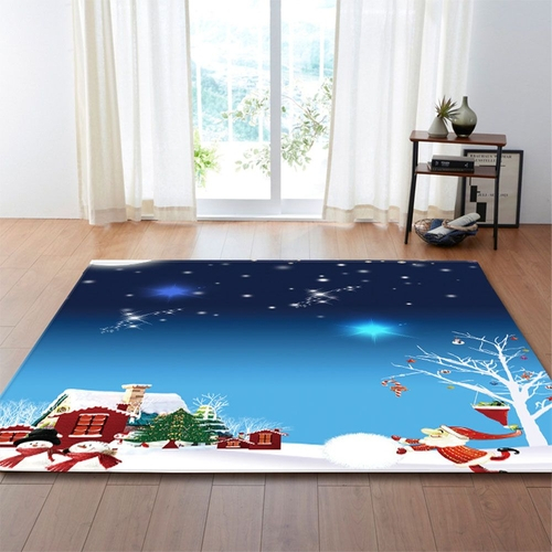 Christmas Living Room Carpet Bedroom Dining Floor Mat Carpet Bedroom Dining Room Floor Mat