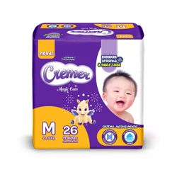 Fralda Descartável Cremer Jumbo M - 26 unidades Menor preço em Fralda Descartável Cremer Jumbo M - 26 unidades