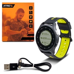 Relógio Sportwatch Chronus Atrio Es252 GPS Bluetooth Android e IOS Monitor Cardíaco A Prova D’Água Menor preço em Relógio Sportwatch Chronus Atrio Es252 GPS Bluetooth Android e IOS Monitor Cardíaco A Prova D’Água